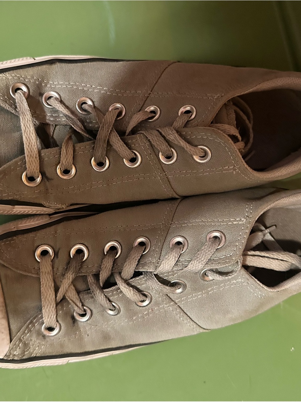 Converse Low-Top Sneakers in Light Gray